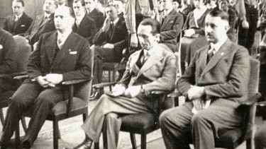 Besuch von Propagandaminister Joseph Goebbels im Funkhaus | Bild: BR Historisches Archiv